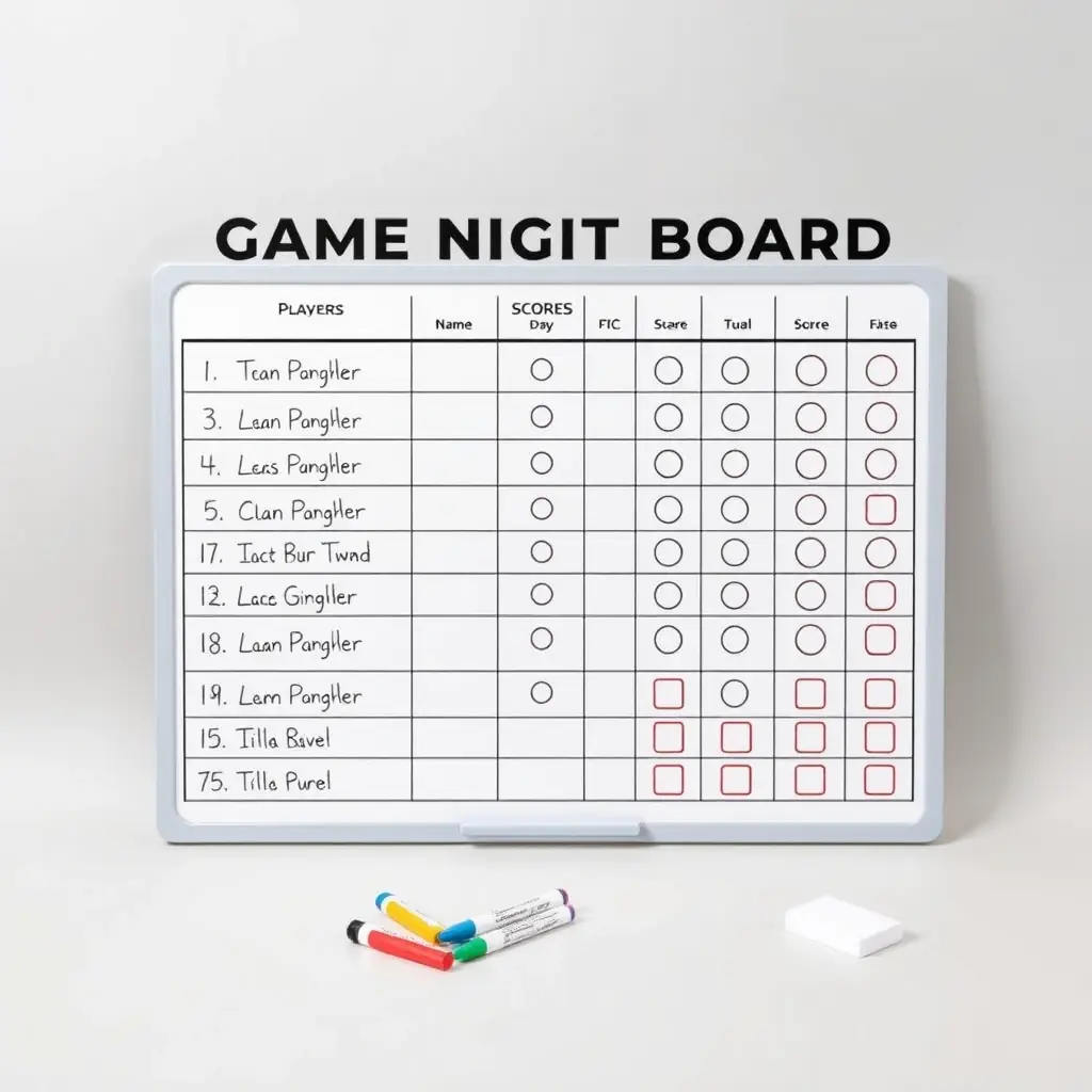Game Night Scoreboard